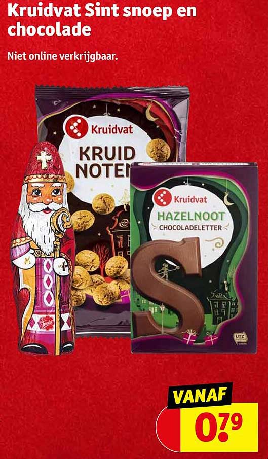 Kruidvat Sint snoep en chocolade