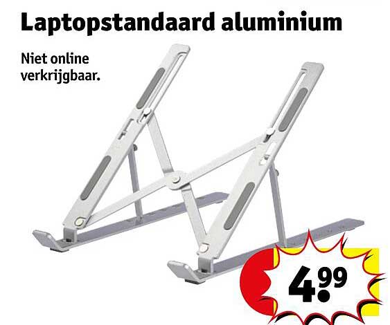 Laptopstandaard aluminium