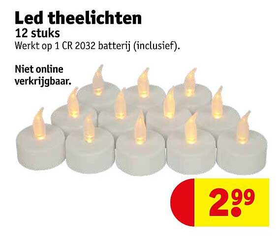 Led theelichten