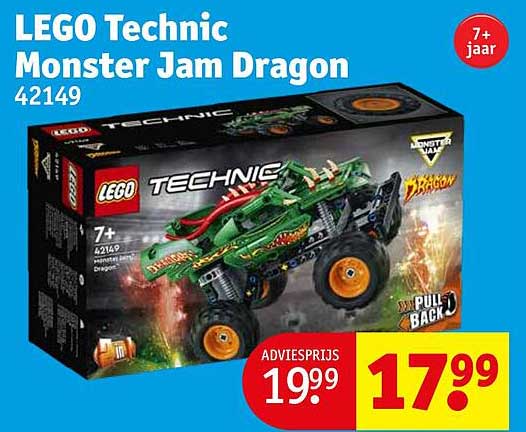 LEGO Technic Monster Jam Dragon 42149