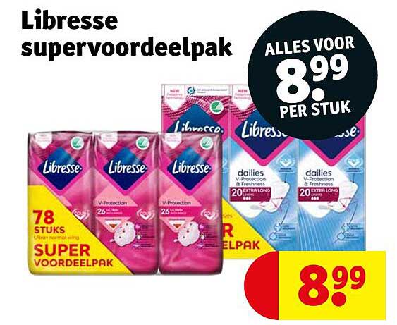 Libresse supervoordeelpak