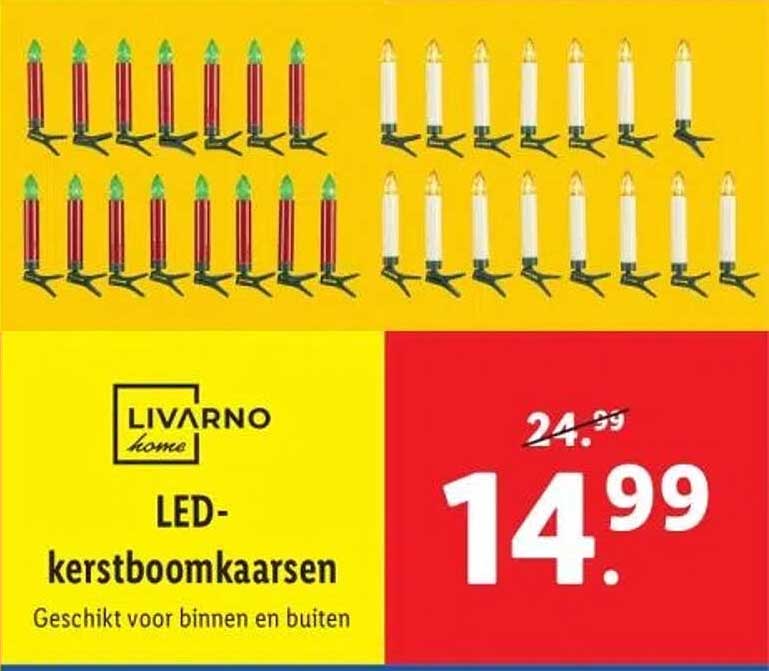 LIVARNO home LED-kerstboomkaarsen