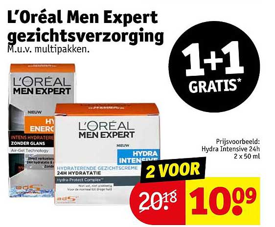 L'Oréal Men Expert gezichtsverzorging