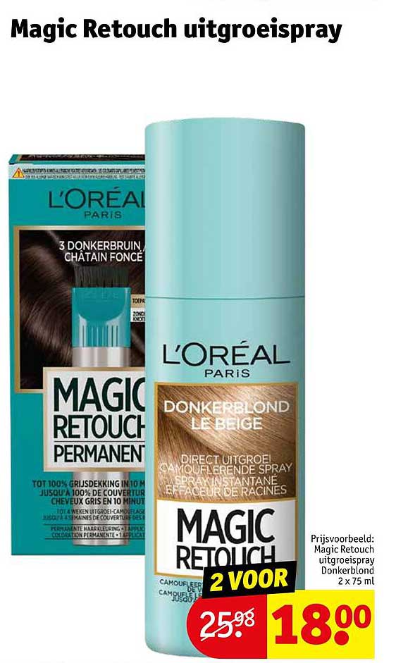 Magic Retouch uitgroeispray