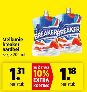 Melkunie breaker aardbei