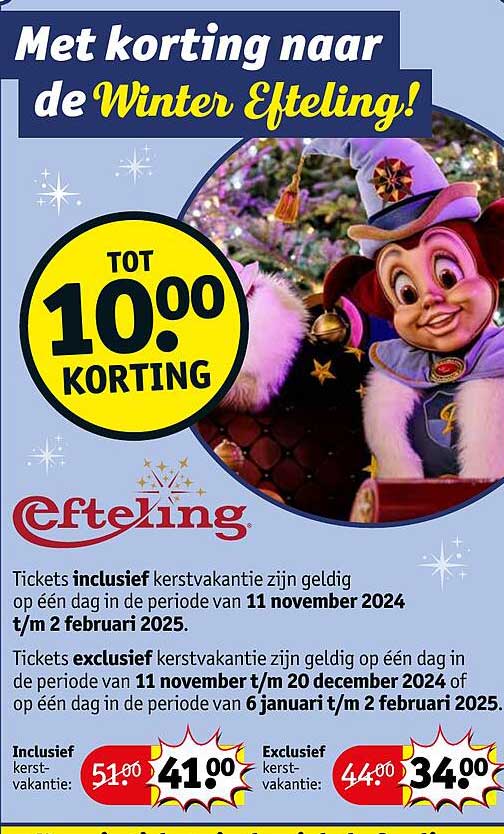 Met korting naar de Winter Efteling!