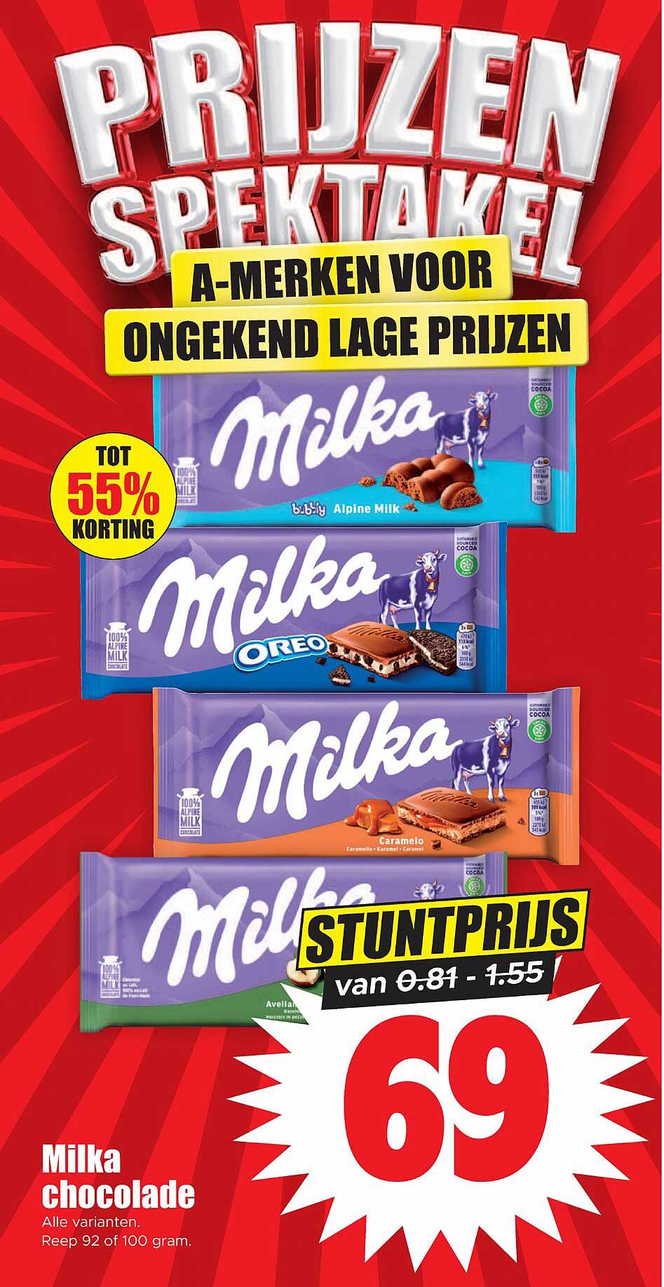 Milka chocolade