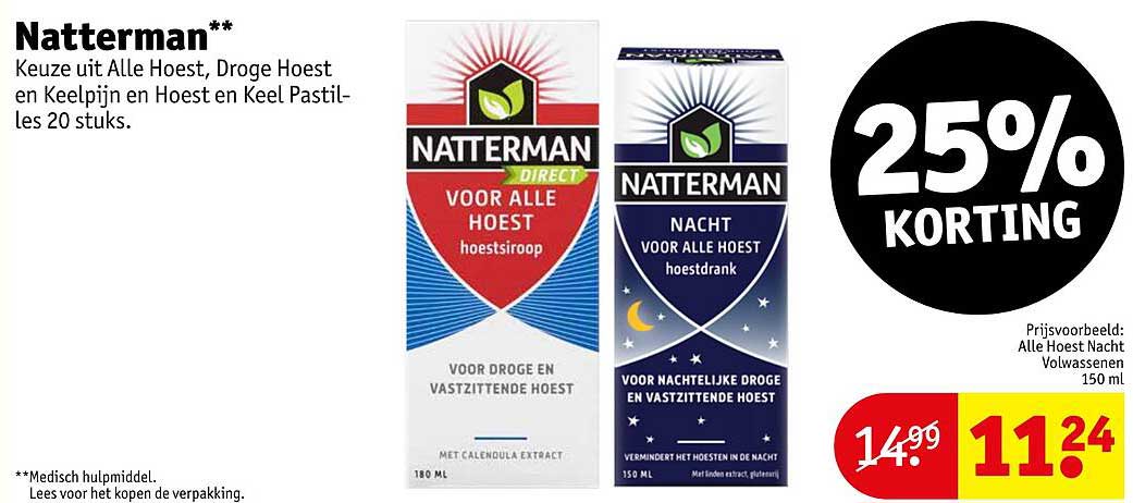 Natterman Hoestsiroop, Natterman Hoestdrank