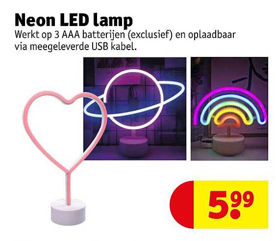 Neon LED lamp