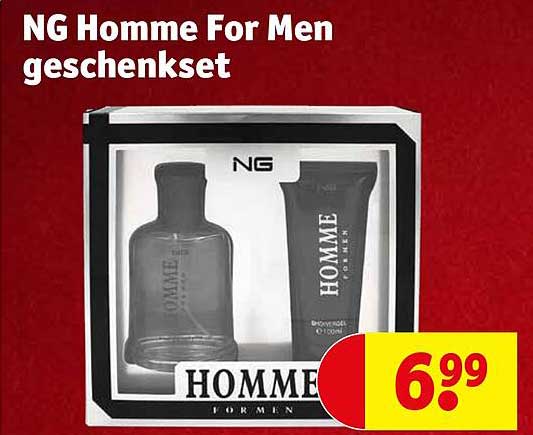 NG Homme For Men geschenkset