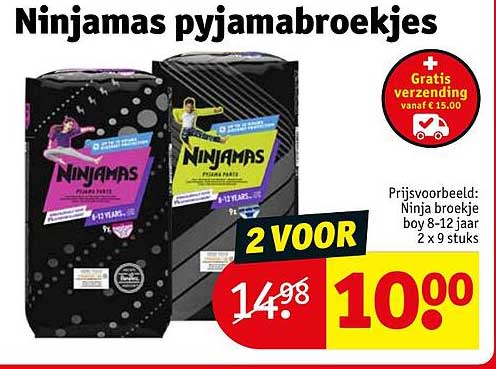 Ninjamas pyjamabroekjes