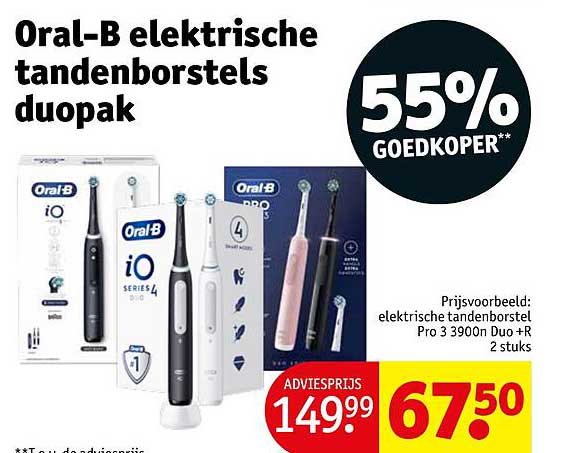 Oral-B elektrische tandenborstels duopak