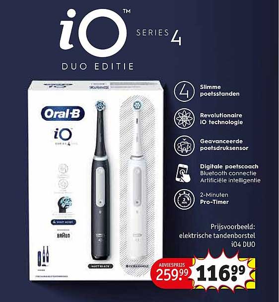 Oral-B iO Series 4 Duo Editie