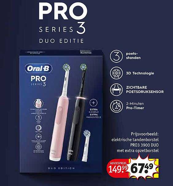 Oral-B PRO SERIES 3 DUO EDITIE