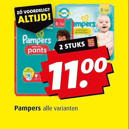 Pampers alle varianten