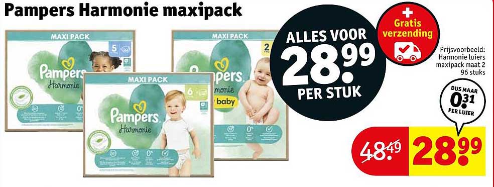 Pampers Harmonie maxipack