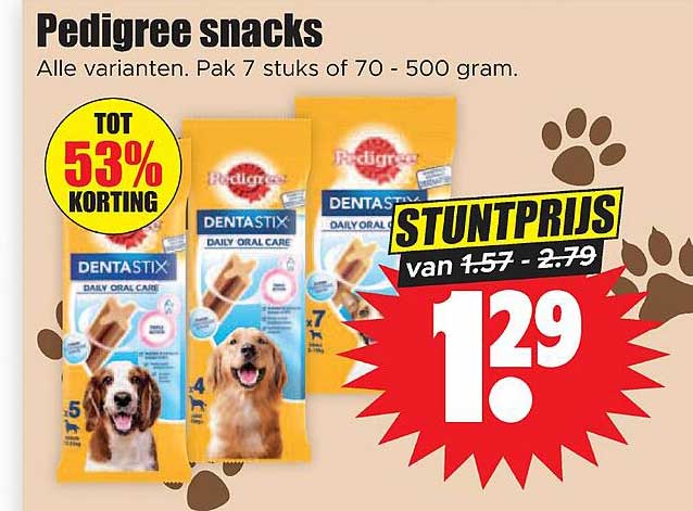 Pedigree snacks