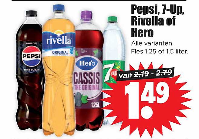 Pepsi, 7-Up, Rivella of Hero