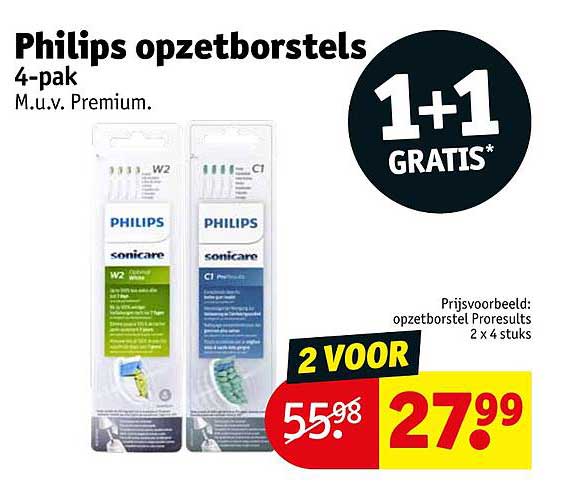 Philips opzetborstels