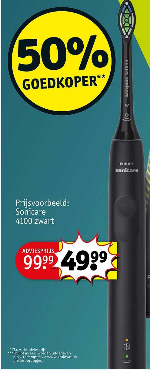 Philips Sonicare 4100 zwart