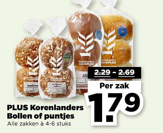 PLUS Korenlanders Bollen of puntjes