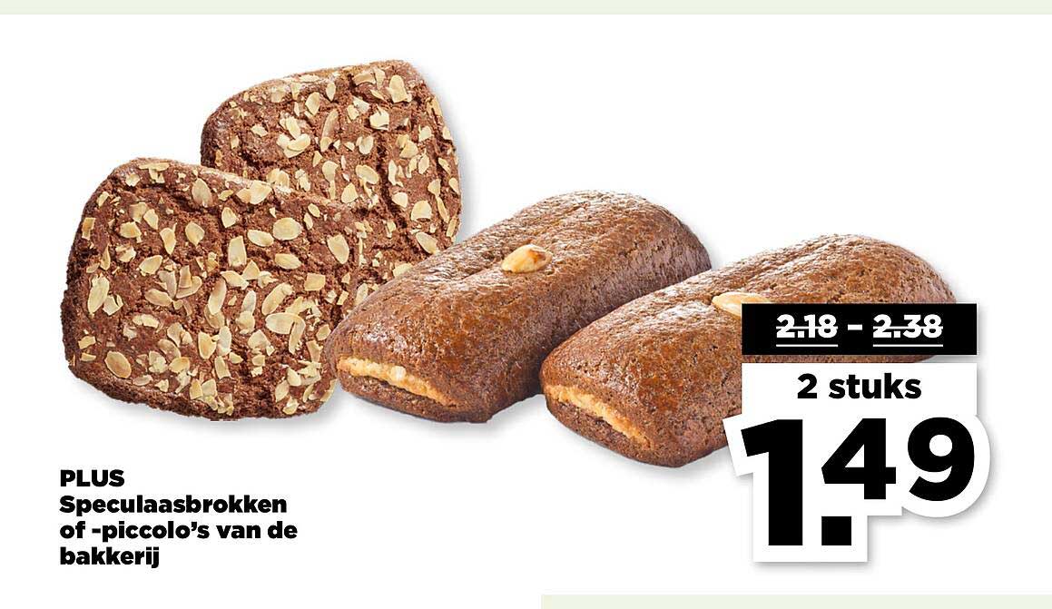 PLUS Speculaasbrokken of -piccolo’s van de bakkerij