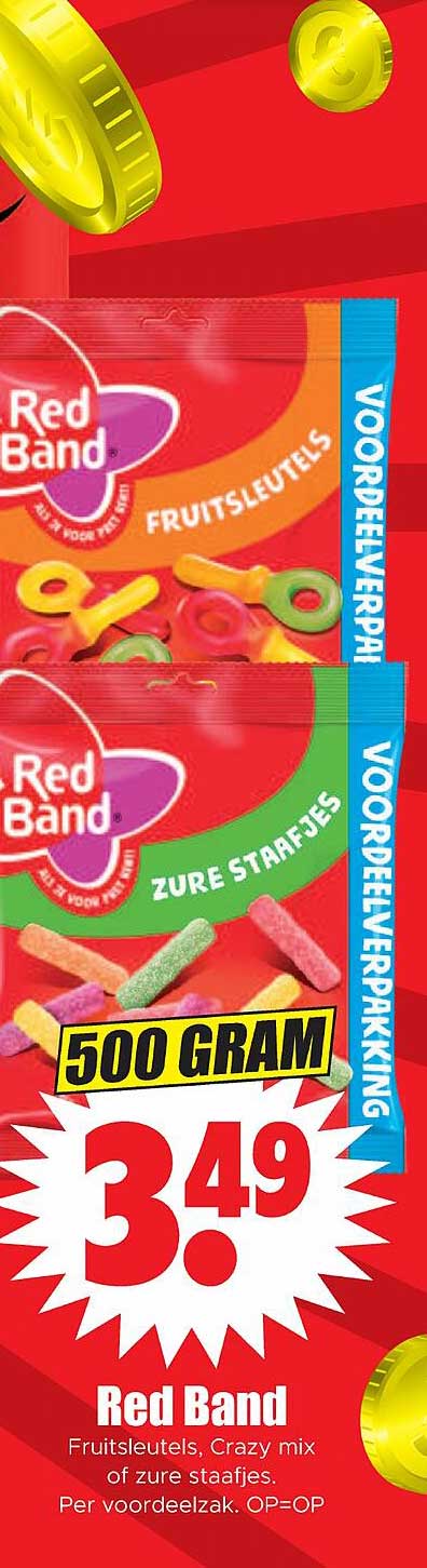 Red Band Fruitsleutels