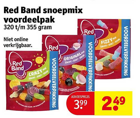 Red Band snoepmix voordeelpak