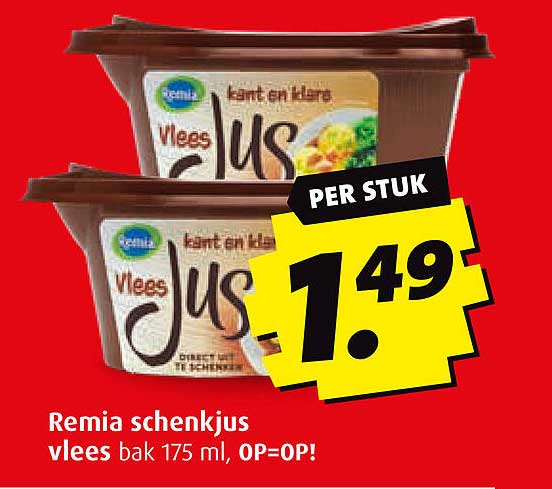 Remia schenkjus vlees