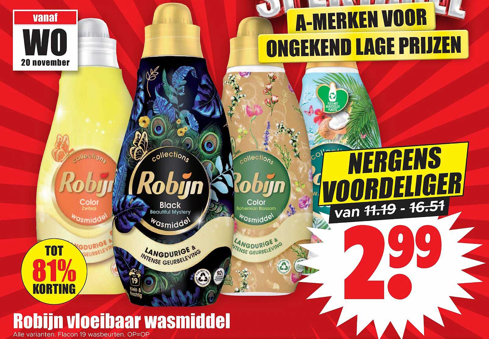 Robijn vloeibaarwasmiddel