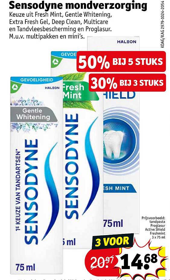 Sensodyne mondverzorging