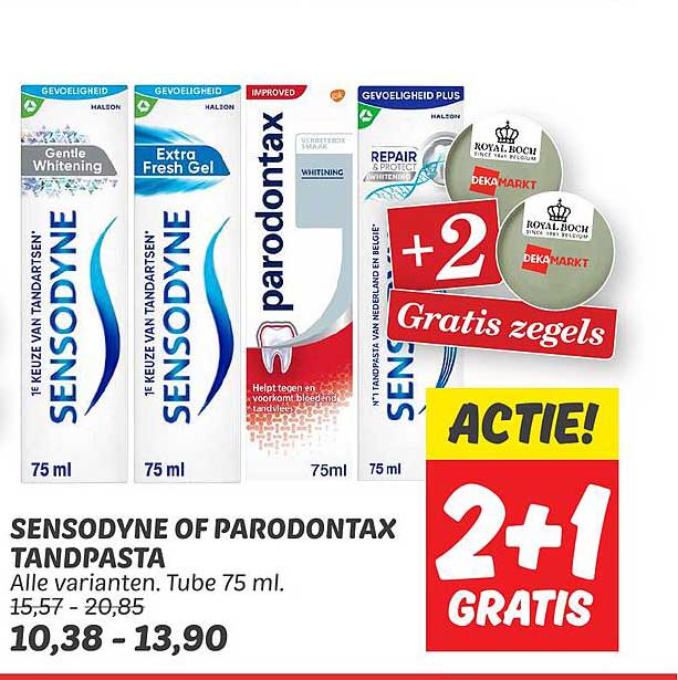 SENSODYNE OF PARODONTAX TANDPASTA