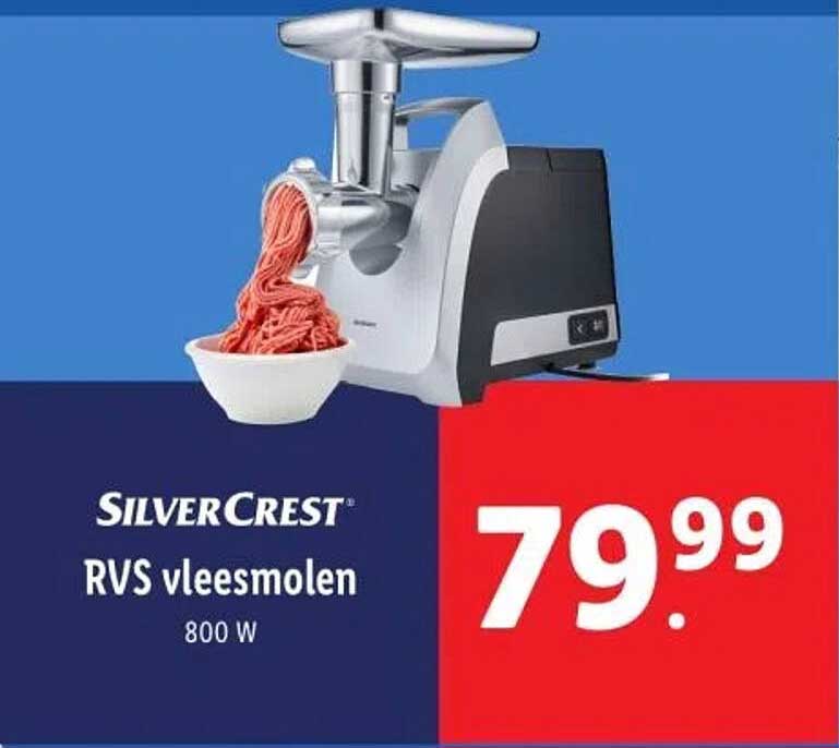 SILVERCREST RVS vleesmolen