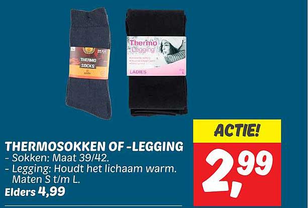 THERMOSOKKEN OF -LEGGING