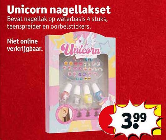 Unicorn nagellakset