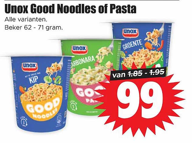 Unox Good Noodles of Pasta