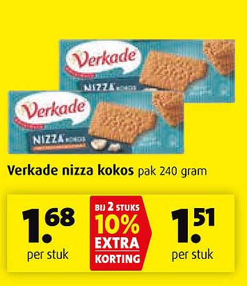 Verkade nizza kokos