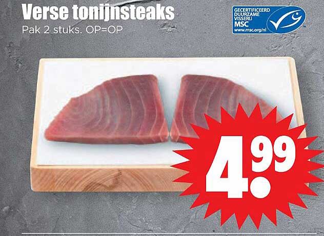 Verse tonijnsteaks