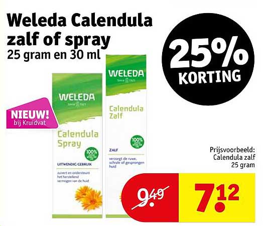 Weleda Calendula zalf of spray