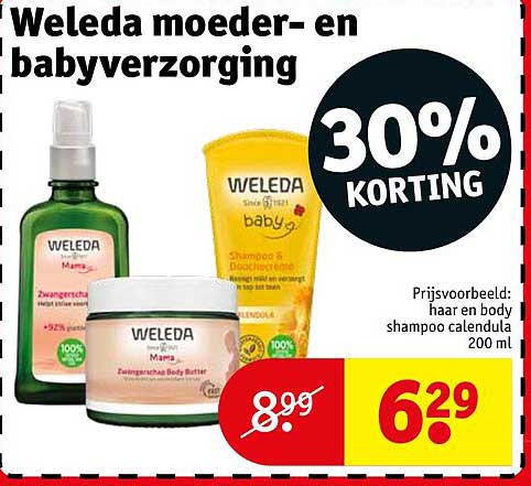 Weleda moeder- en babyverzorging