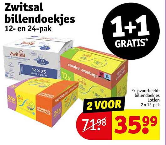 ZwitSal billendoekjes 12- en 24-pak