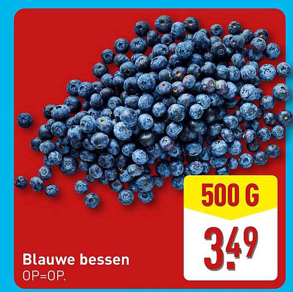 Blauwe Bessen aanbieding bij ALDI