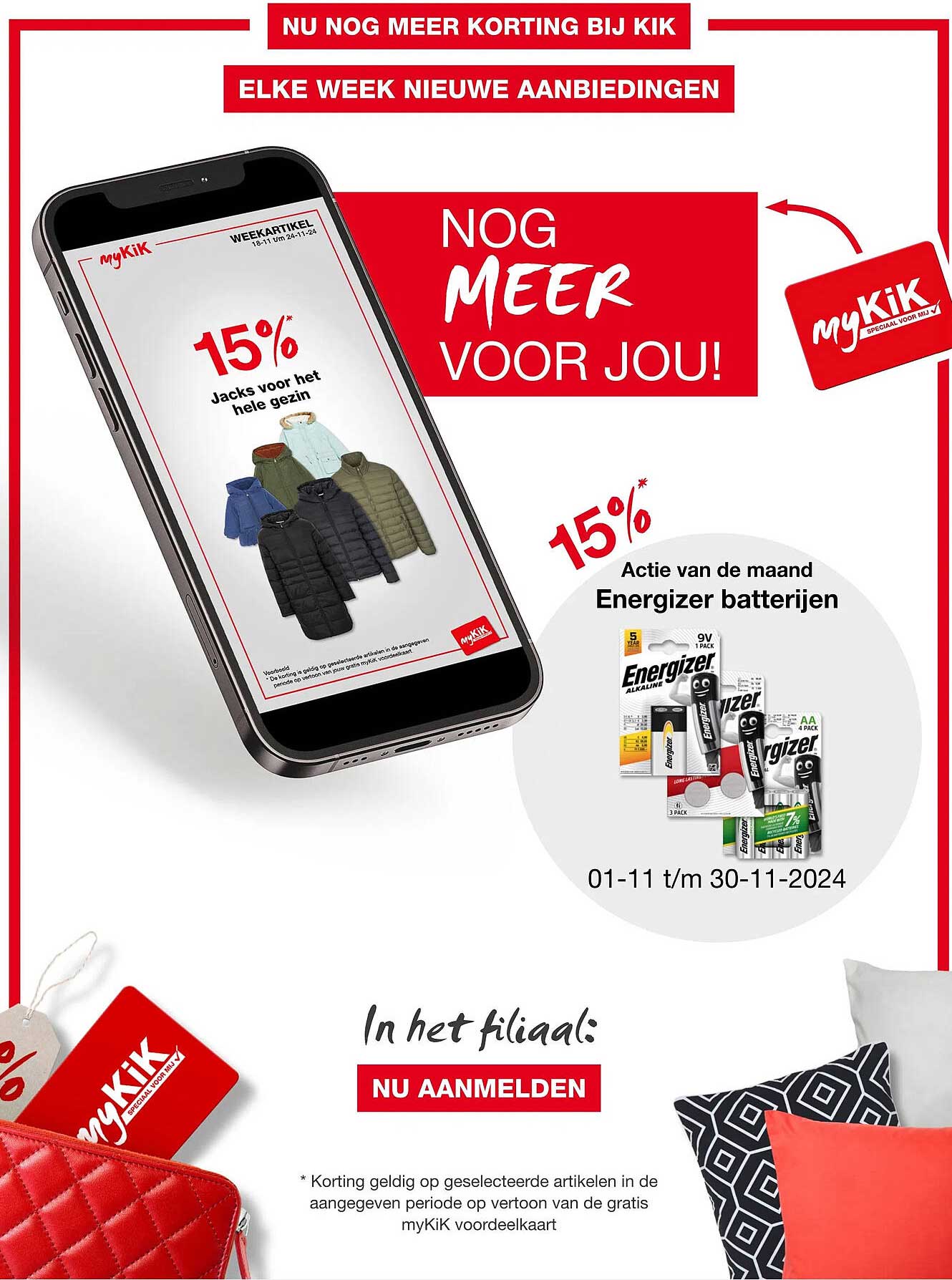 15% Jacks voor het hele gezin