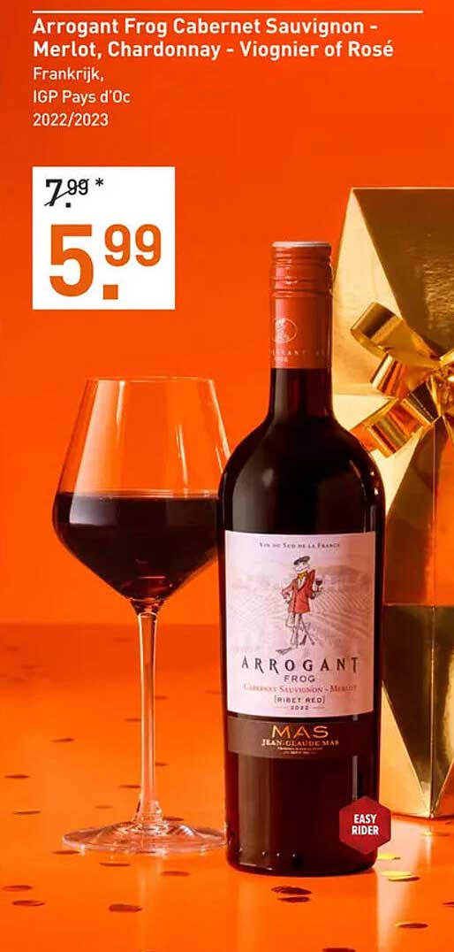 Arrogant Frog Cabernet Sauvignon - Merlot, Chardonnay - Viognier of Rosé