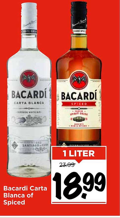 Bacardí Carta Blanca of Spiced