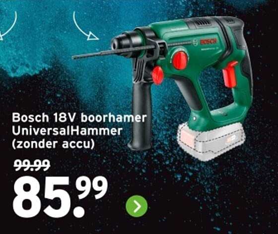 Bosch 18V boorhamer UniversalHammer (zonder accu)