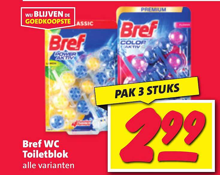 Bref WC Toiletblok alle varianten