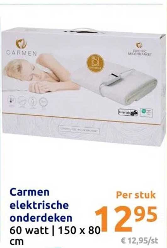 Carmen elektrische onderdeken