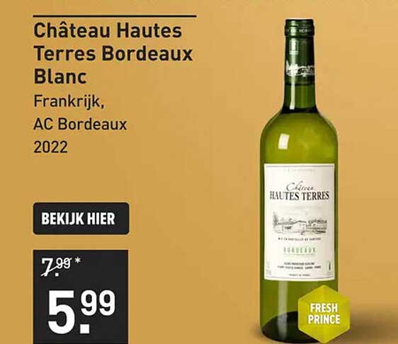 Château Hautes Terres Bordeaux Blanc