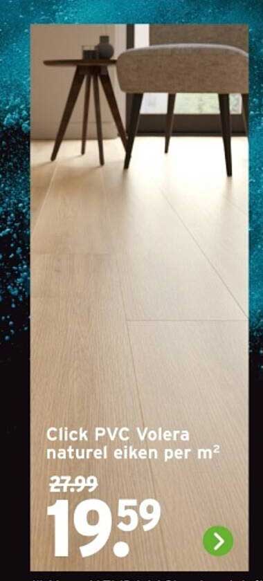 Click PVC Volera naturel eiken per m²